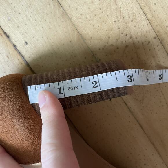 Lucky Brand Kalicia Womens Adjustable Suede Pumps‎ Brown Size US 9M / 40 EUC - Picture 9 of 9